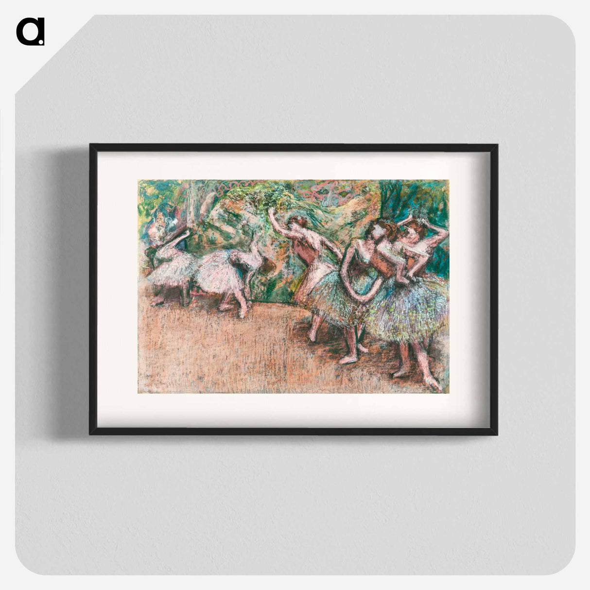 Ballet Scene - エドガー ドガ Poster.