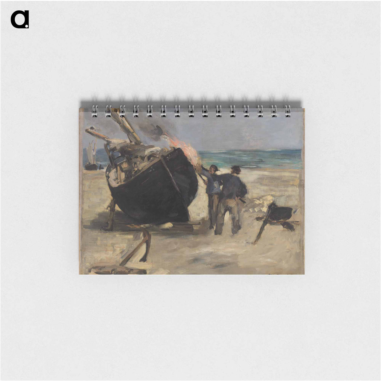 Tarring the Boat - エドゥアール マネ Memo.