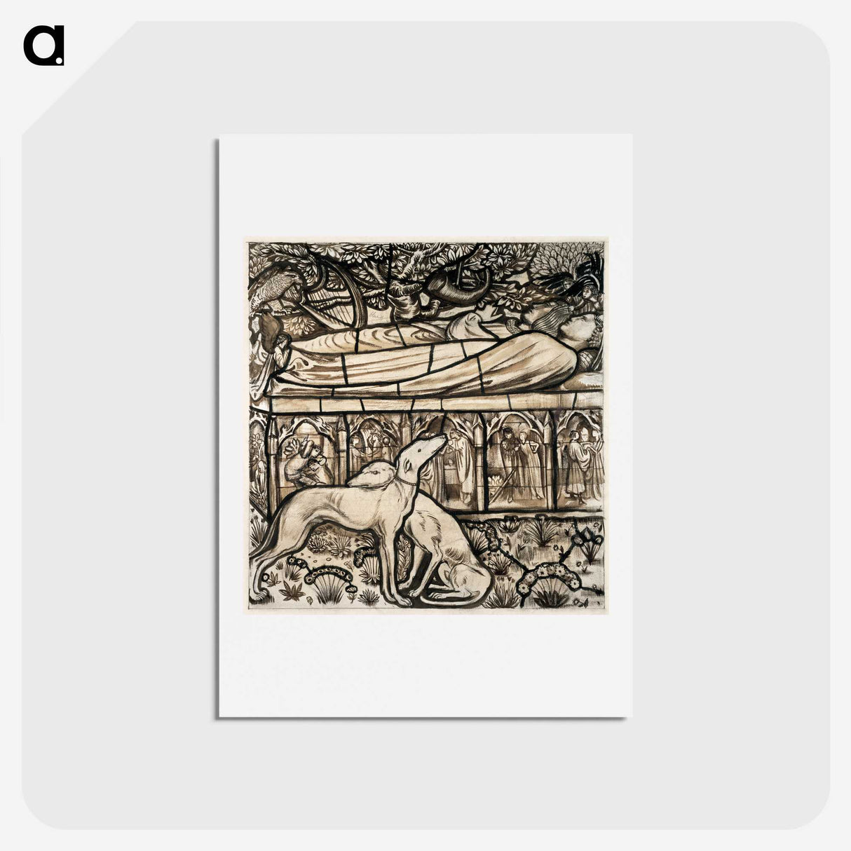 1-76_Edward-Burne-Jones_hagaki