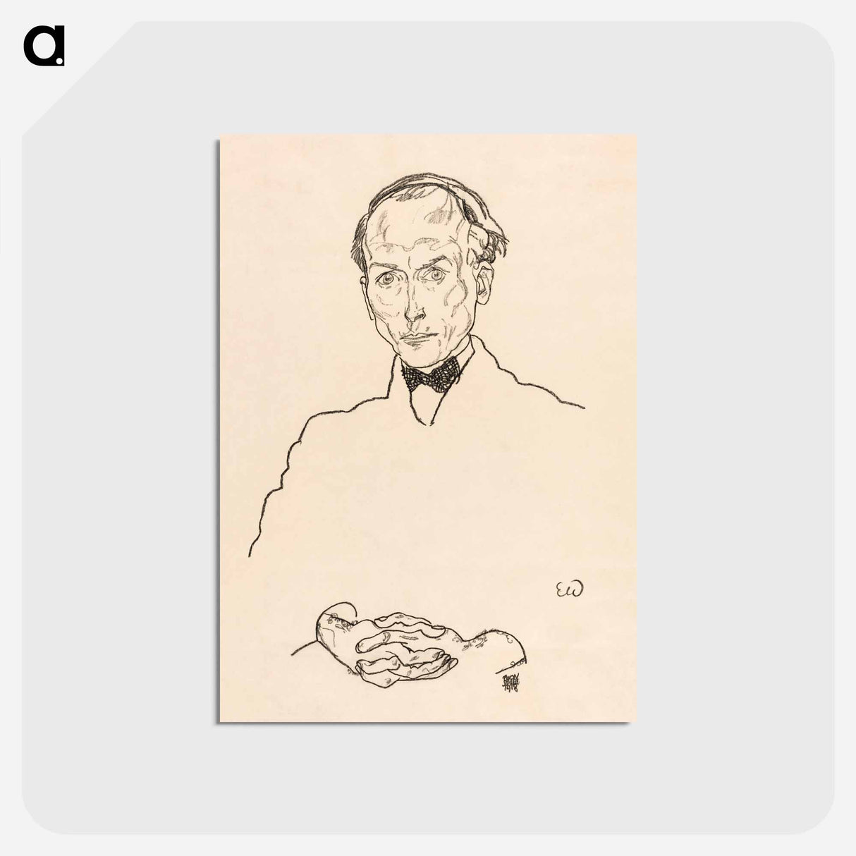 Dr. Ernst Wagner - エゴン シーレ Postcard.