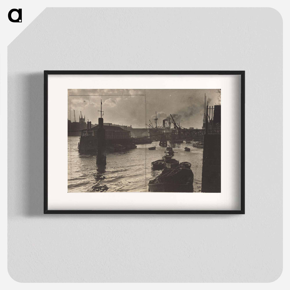 River Thames, London - エリック リー ジョンソン Poster.