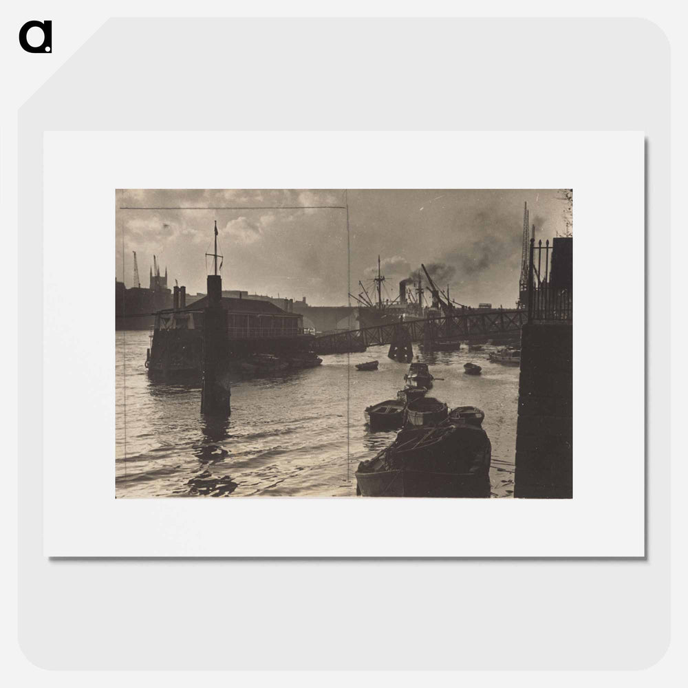 River Thames, London - エリック リー ジョンソン Poster.