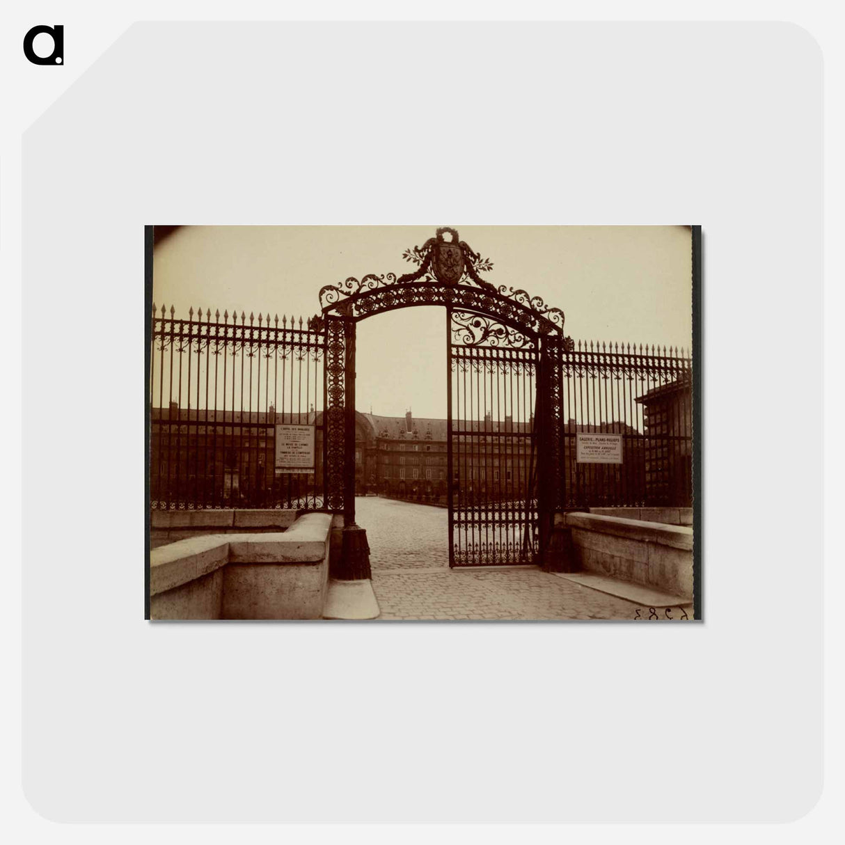 アートポストカード-Grille, Invalides
- ウジェーヌ アジェ Postcard.