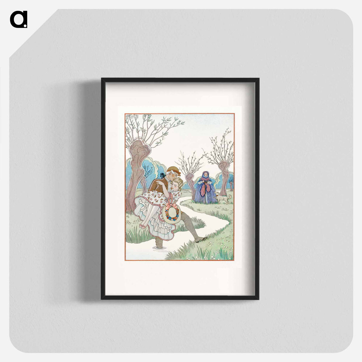 The Dangerous Liaisons - Georges Barbier Poster.