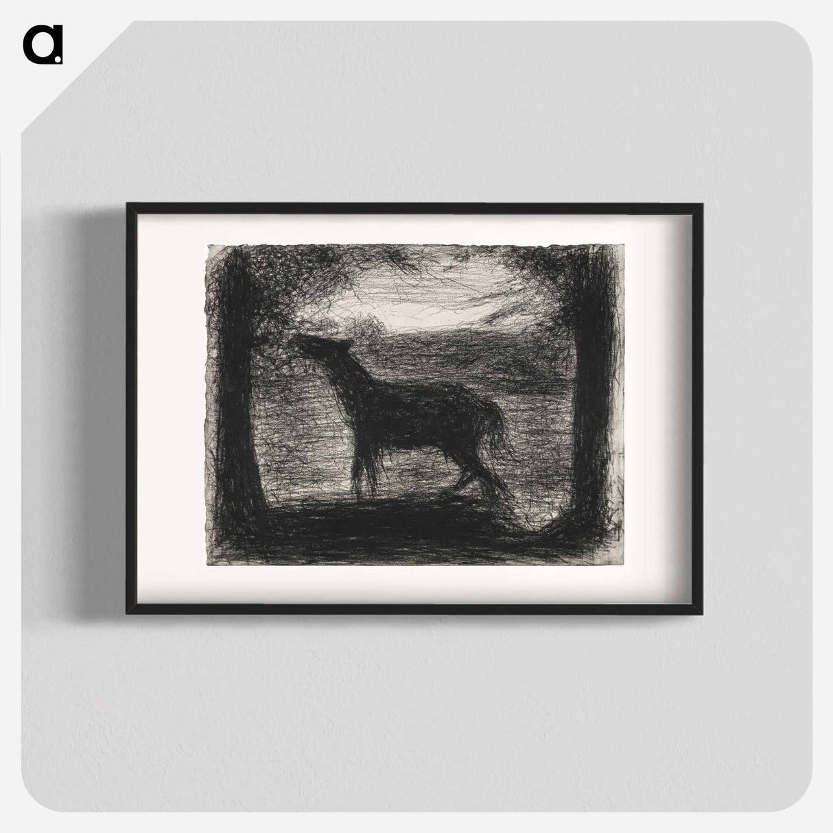 アートポスター-Foal, Le Poulain - ジョルジュ スーラ Poster.