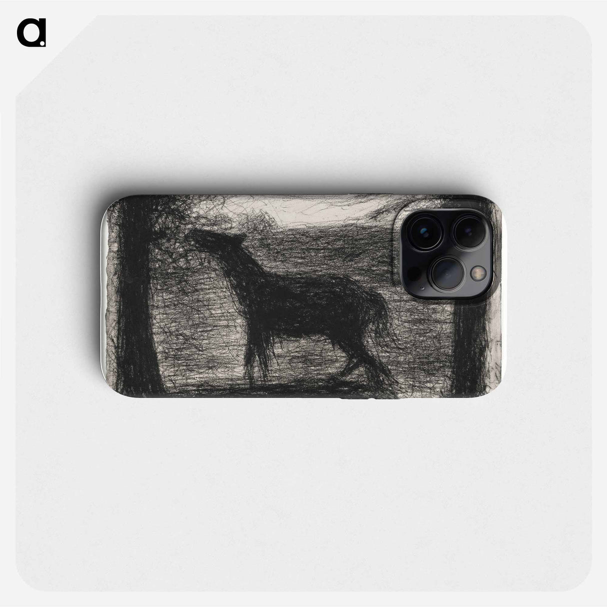 Foal, Le Poulain - Georges Seurat Phone Case.
