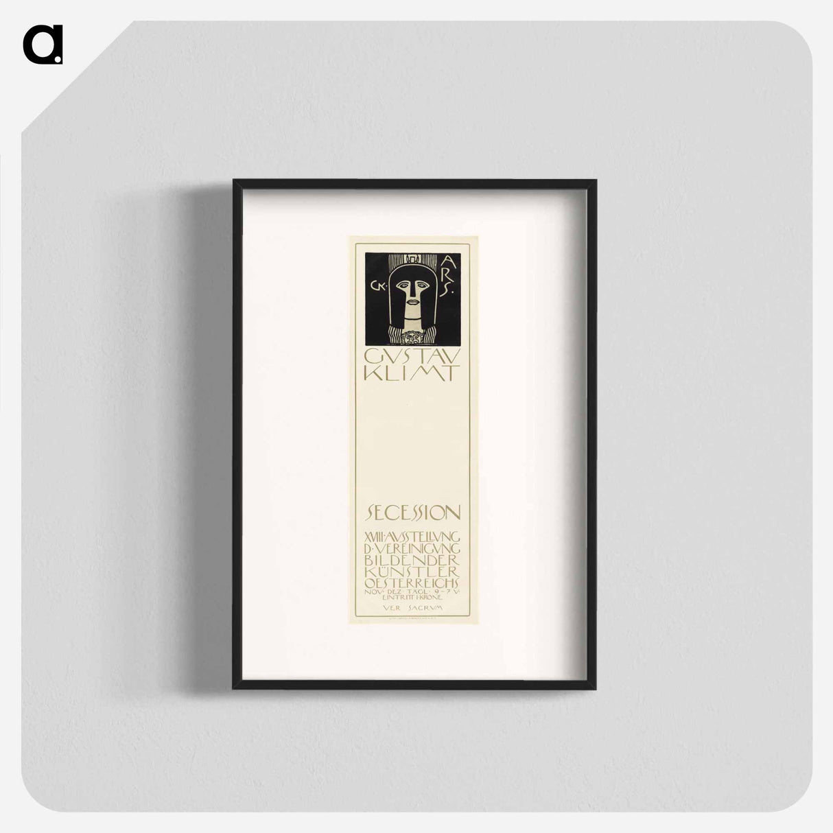 18th Secession exhibition - Gustav Klimt Poster.