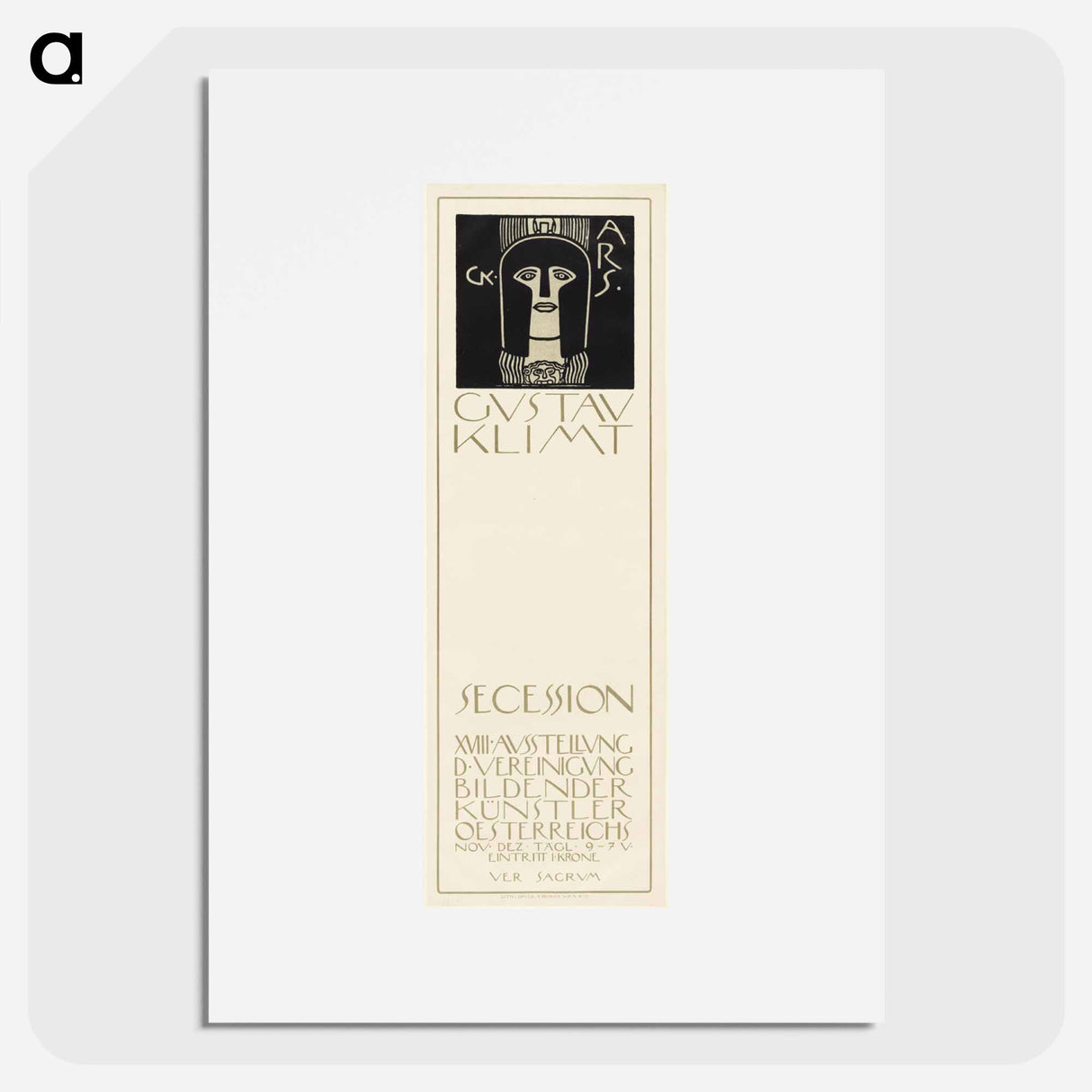 18th Secession exhibition - Gustav Klimt Poster.