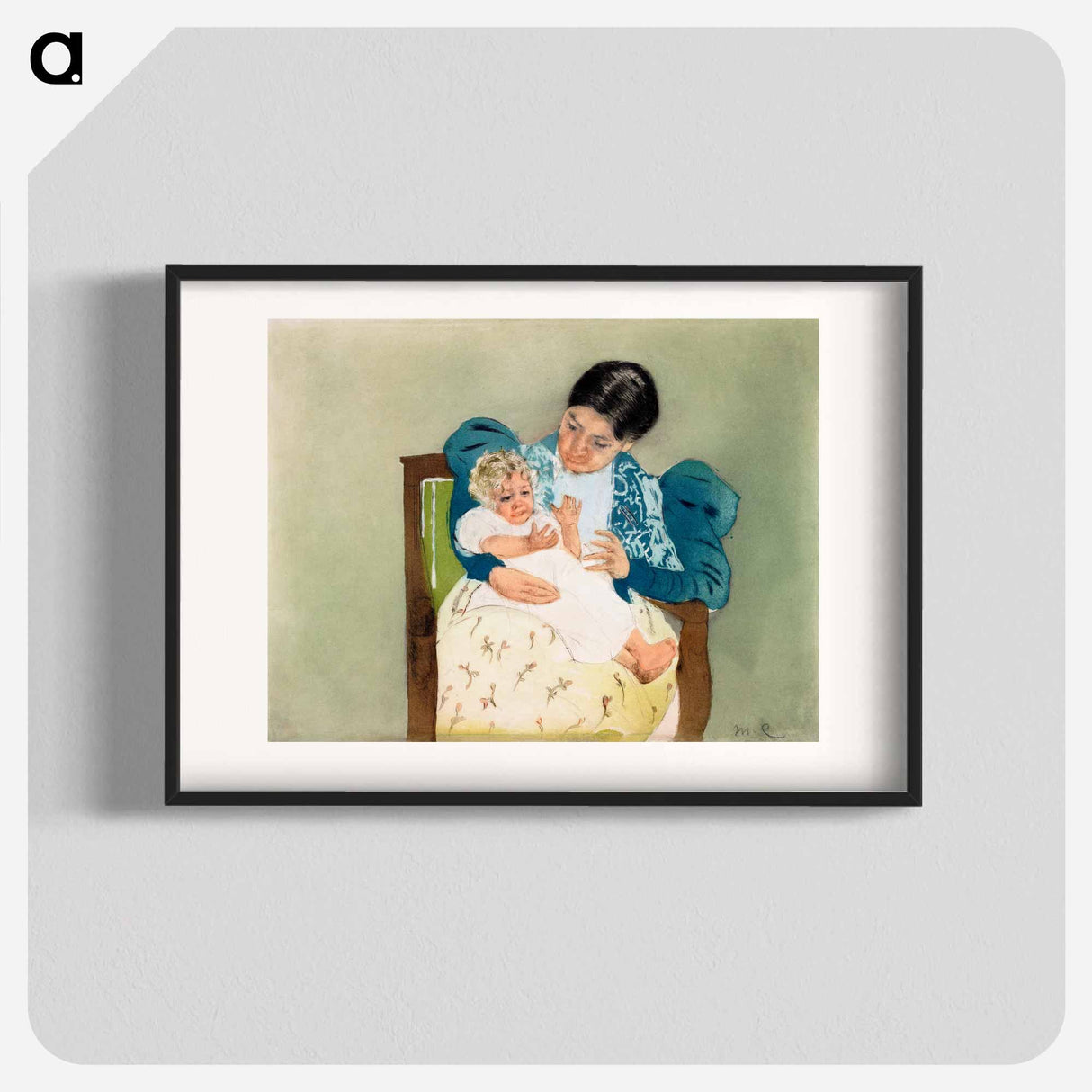 The Barefooted Child - Mary Cassatt Poster.