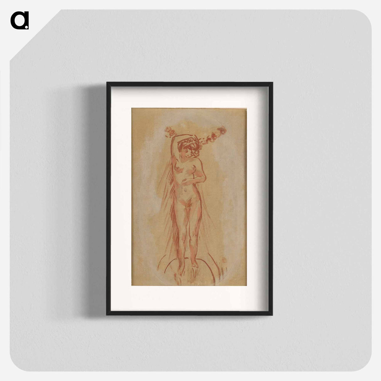 Frontal Nude
- ピエール ボナール Poster.