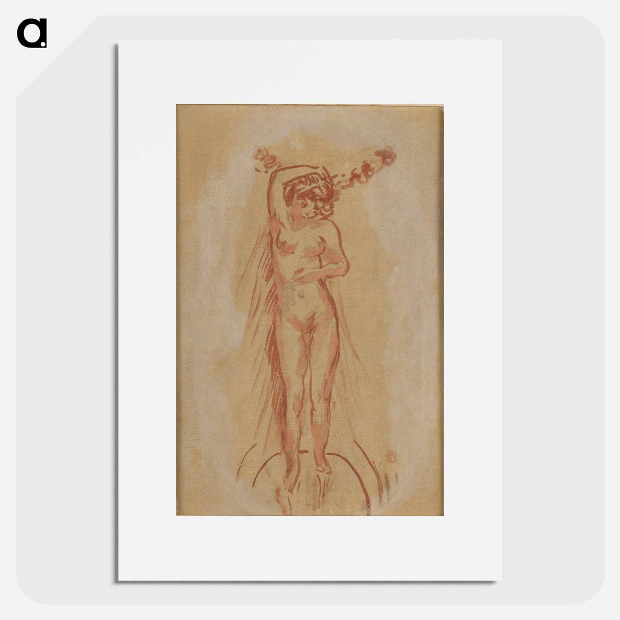 Frontal Nude
- ピエール ボナール Poster.