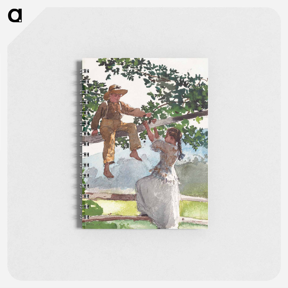 On the Fence - ウィンスロー ホーマー Memo.