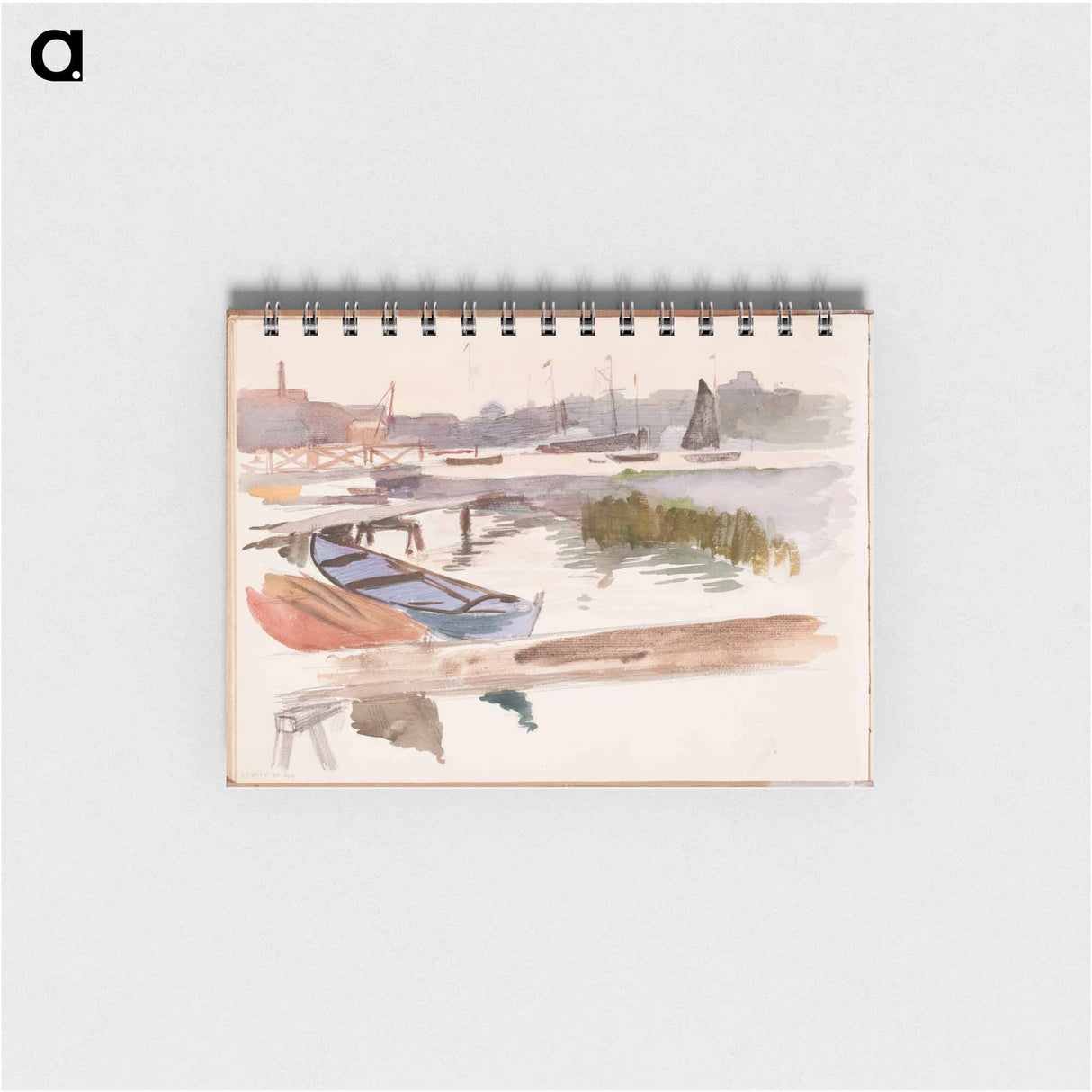 アートメモ帳-(unknown) part of a sketchbook - アルバート エーデルフェルト Memo.