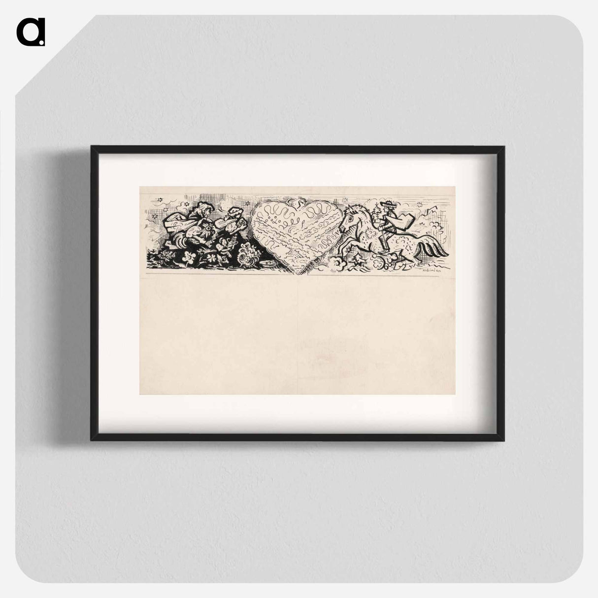 Fairy tale motif - アーノルド ピーター ワイズ クビンチャン Poster.