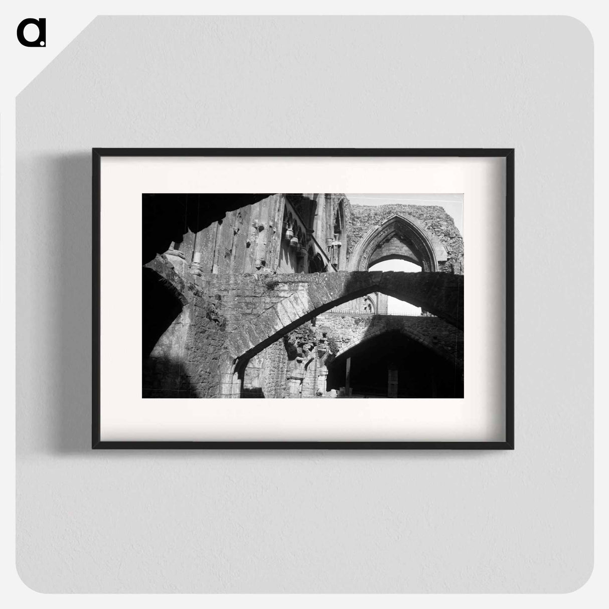 English building ruins, Somerset - エリック リー ジョンソン Poster.