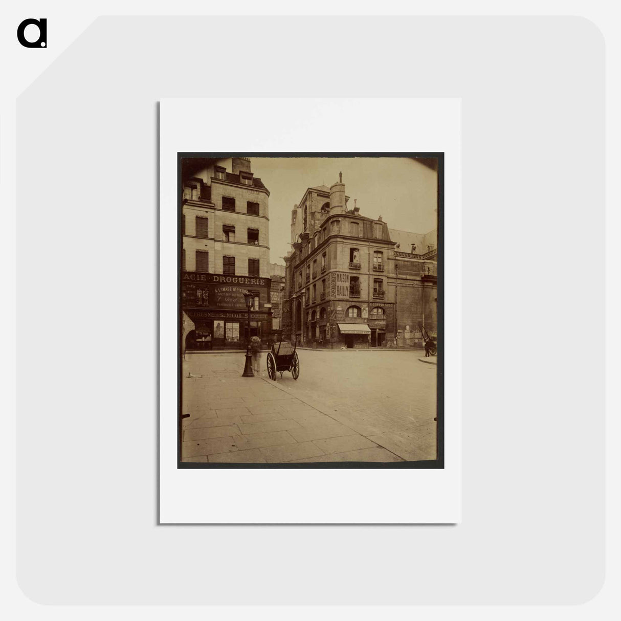アートポストカード-Coin de la Rue Saint-Martin et de la Rue de la Verrerie
- ウジェーヌ アジェ Postcard.