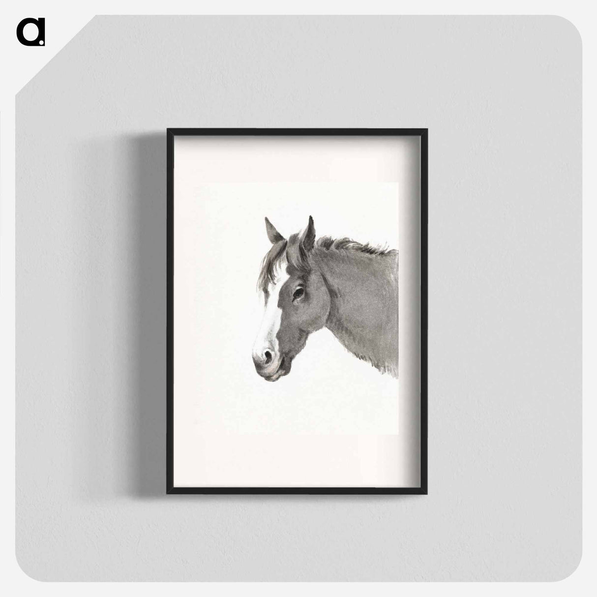 Head of a horse - ジャン ベルナール Poster.