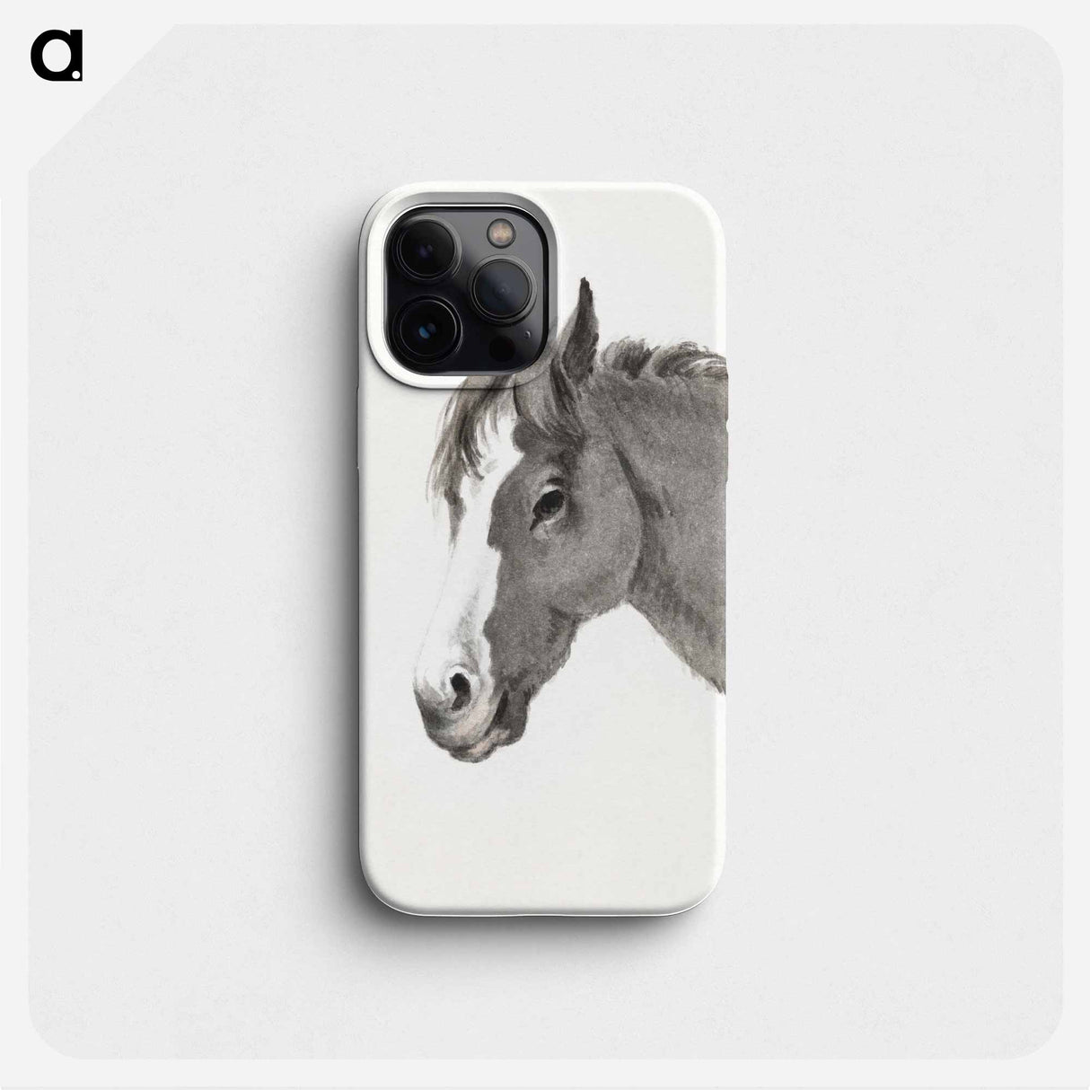 Head of a horse - ジャン ベルナール Phone Case.