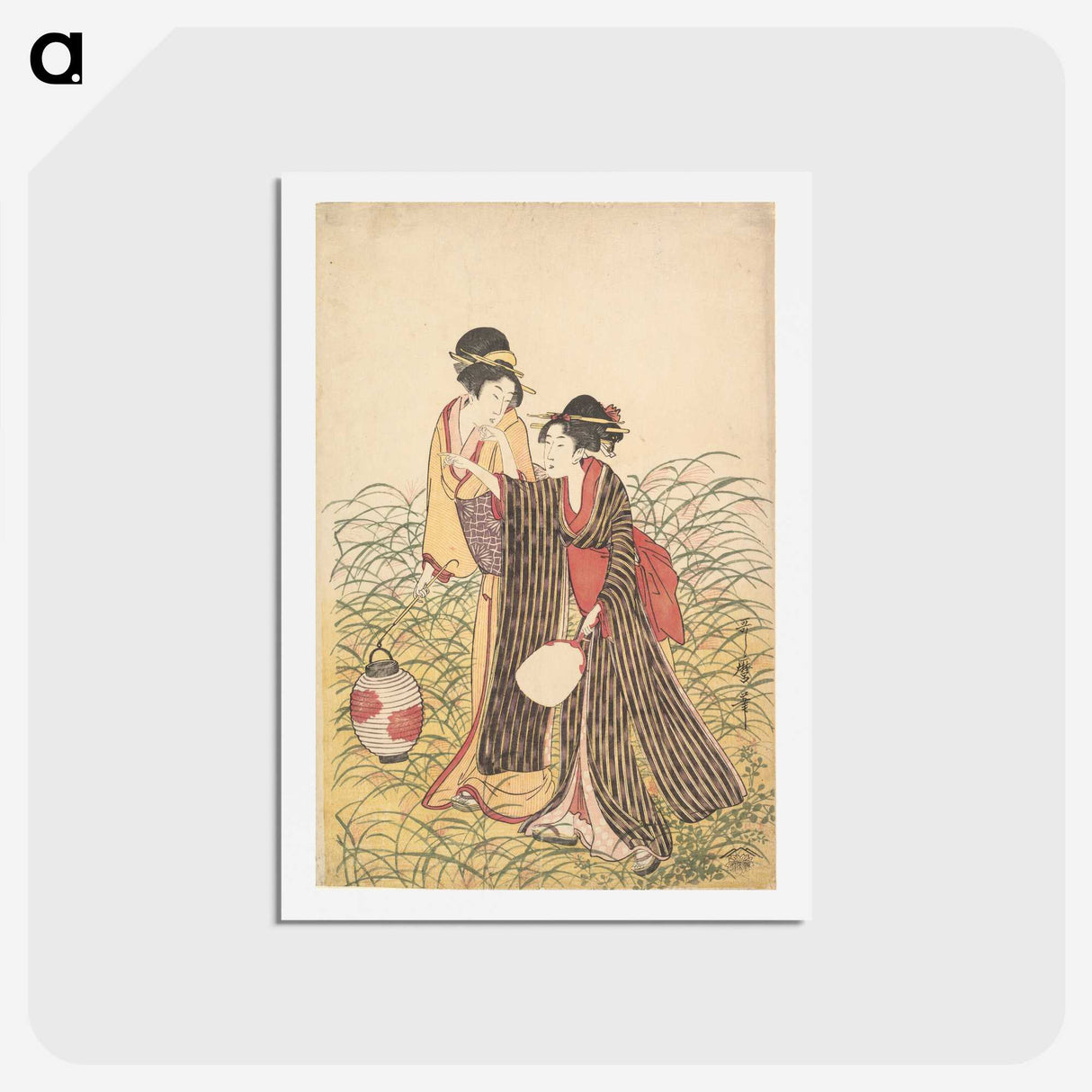 1-77_Kitagawa-Utamaro_hagaki