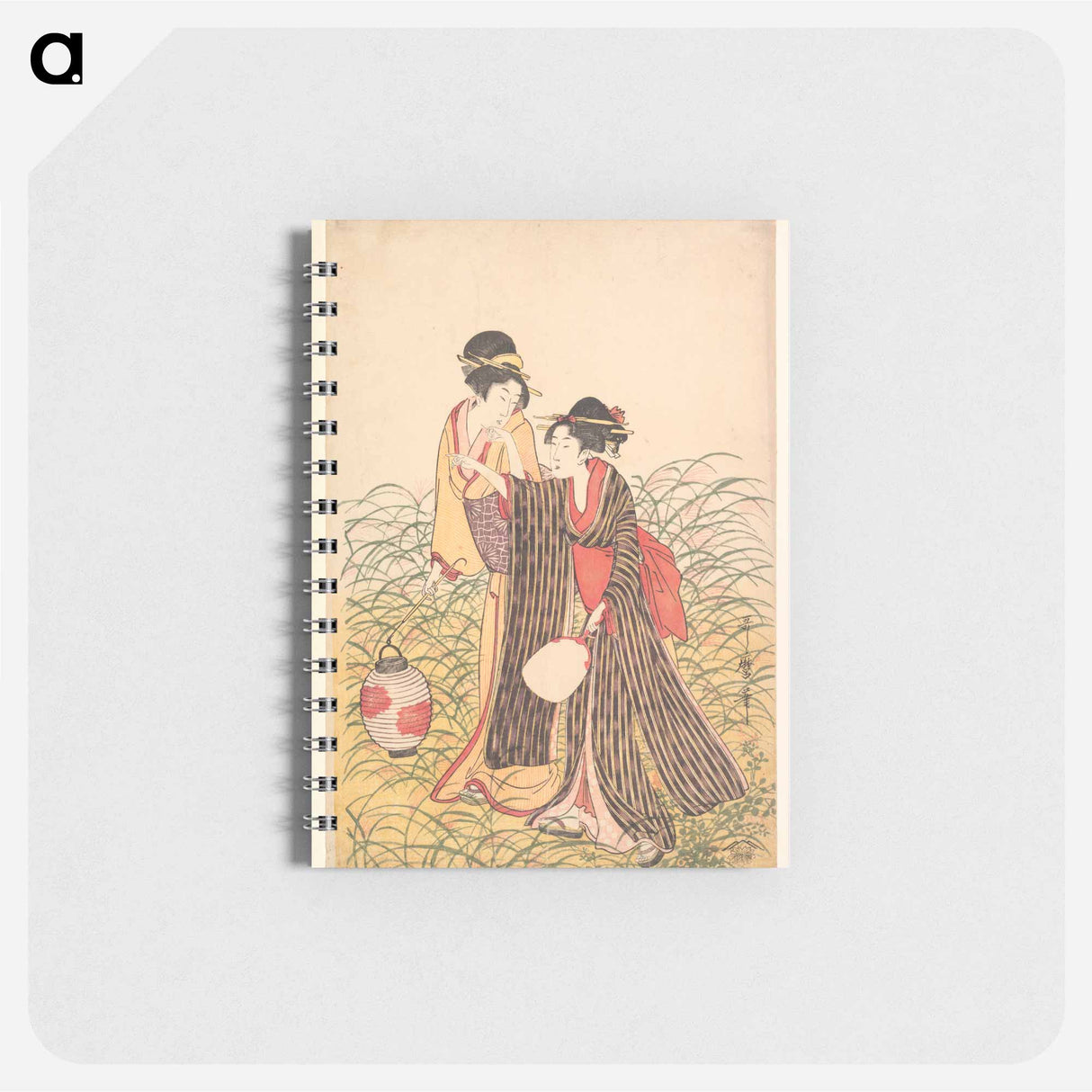 Elopers in Musashino - 喜多川 歌麿 Memo.