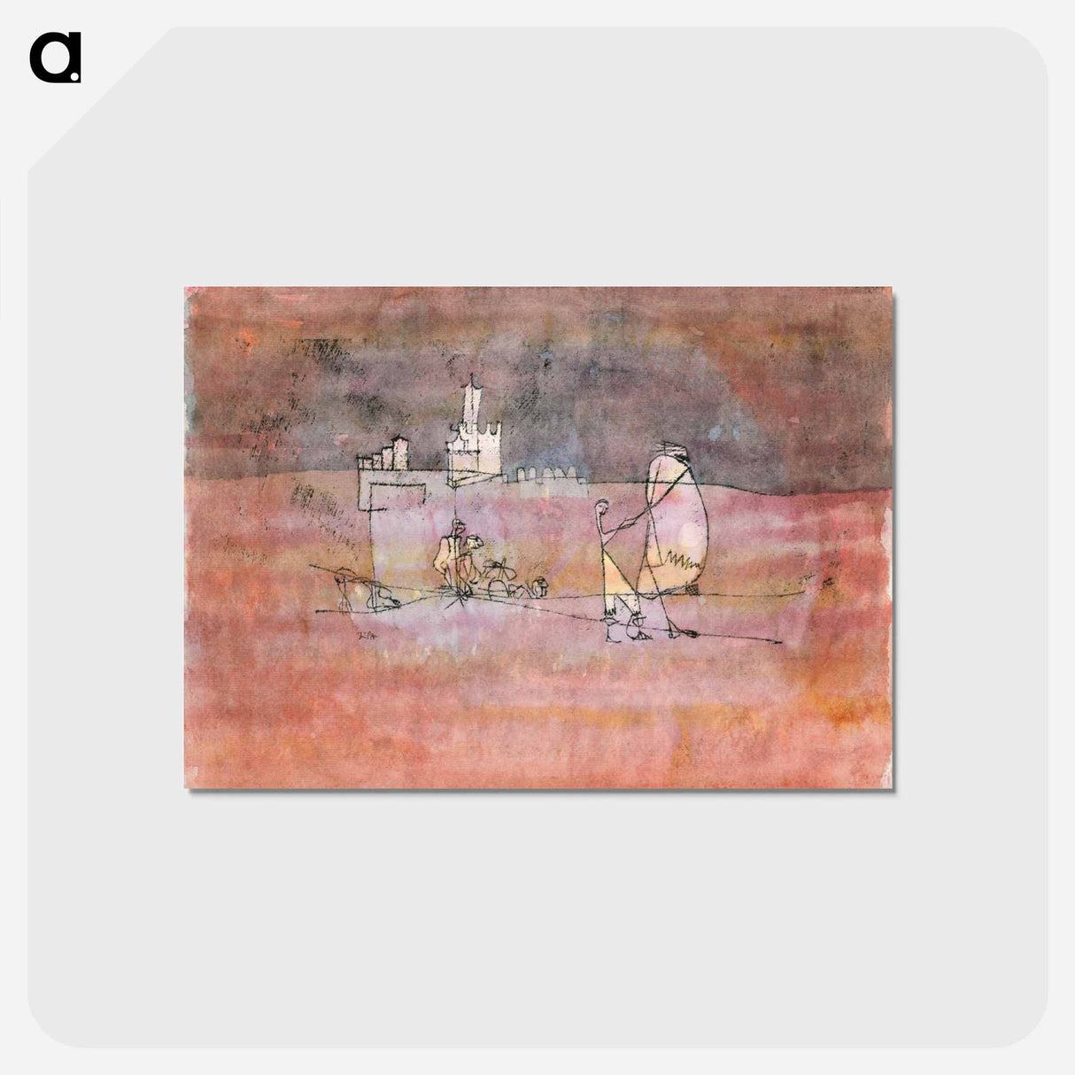 アートポストカード-Episode Before an Arab Town
- パウル クレー Postcard.