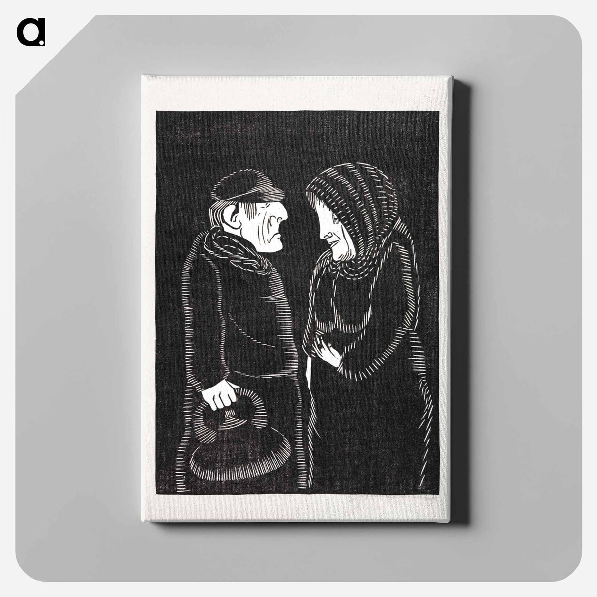 Fantastical Man and Woman
- サミュエル ジェスルン Canvas.