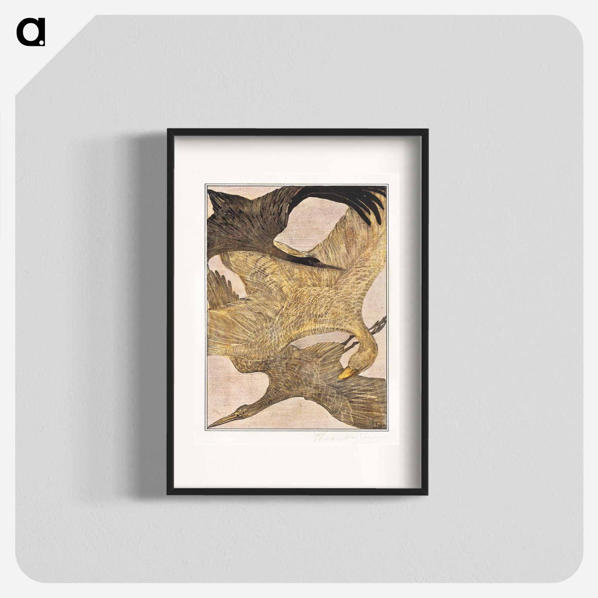 Drie vliegende vogels - Theo van Hoytema Poster.