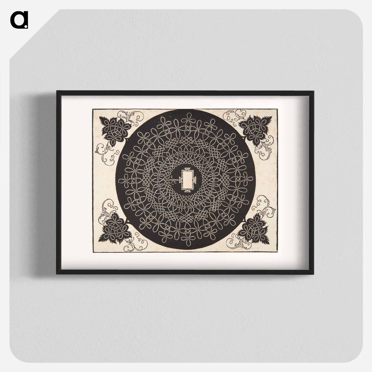アートポスター-Knob with rectangular center - アルブレヒト デューラー Poster.