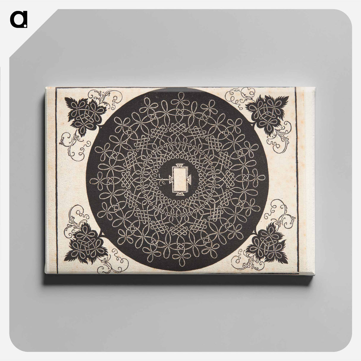 Knob with rectangular center - アルブレヒト デューラー Canvas.