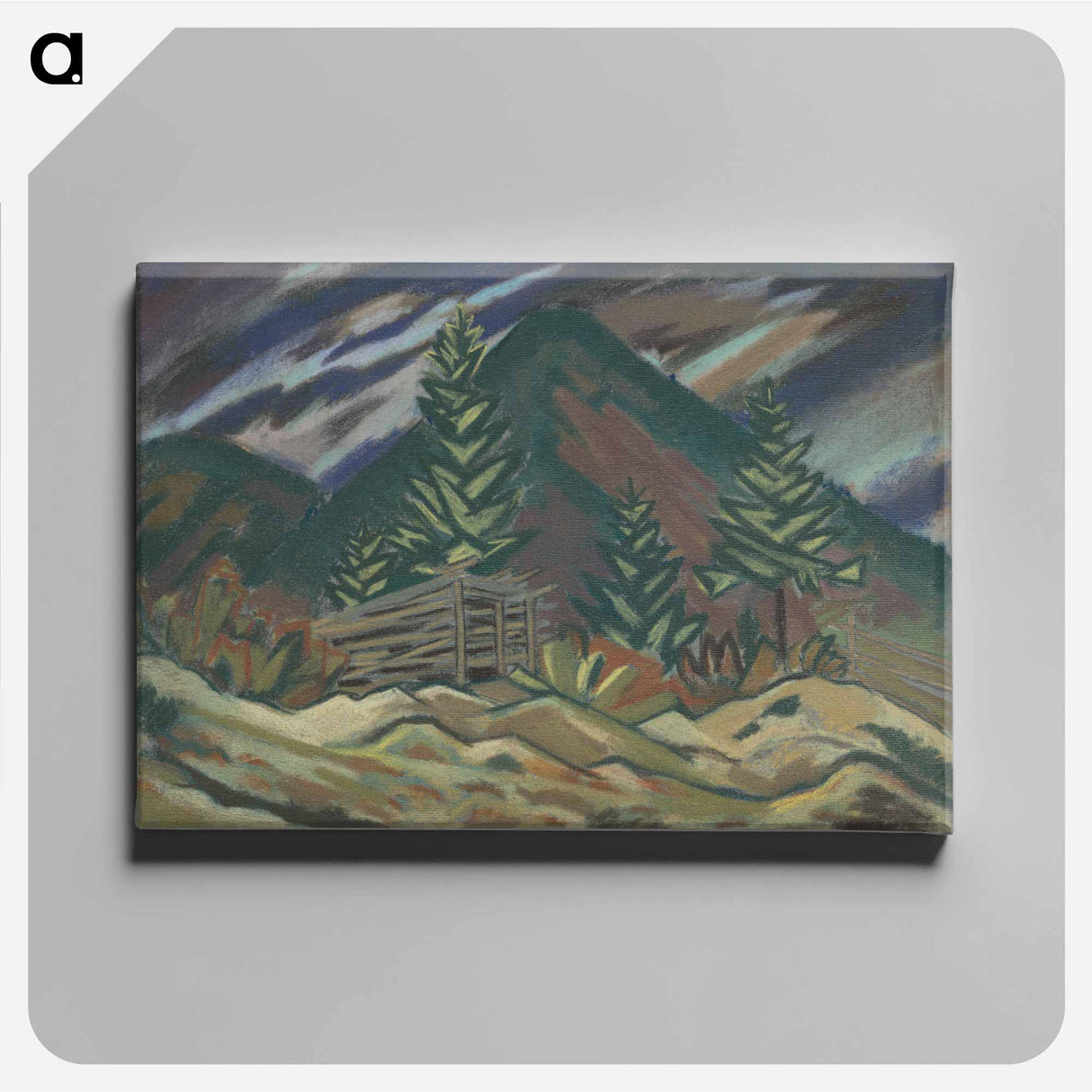 Country - アーノルド ピーター ワイズ クビンチャン Canvas.