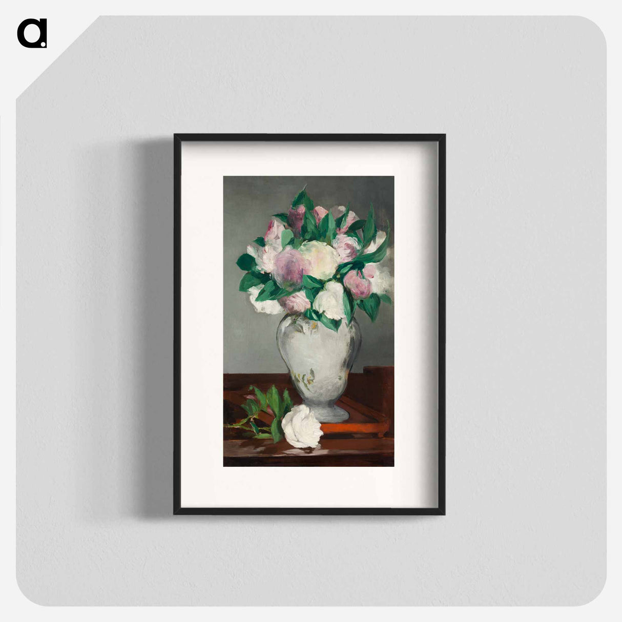 Peonies - エドゥアール マネ Poster.