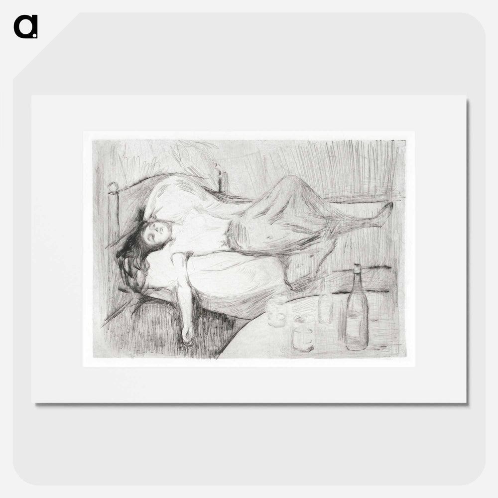 The Day After - Edvard Munch Poster.