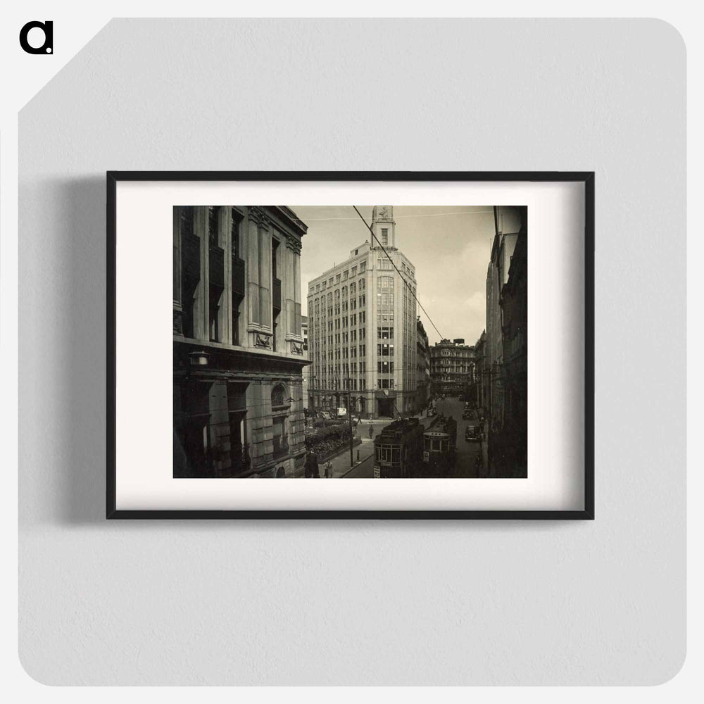 Lambton Quay, Wellington - エリック リー ジョンソン Poster.