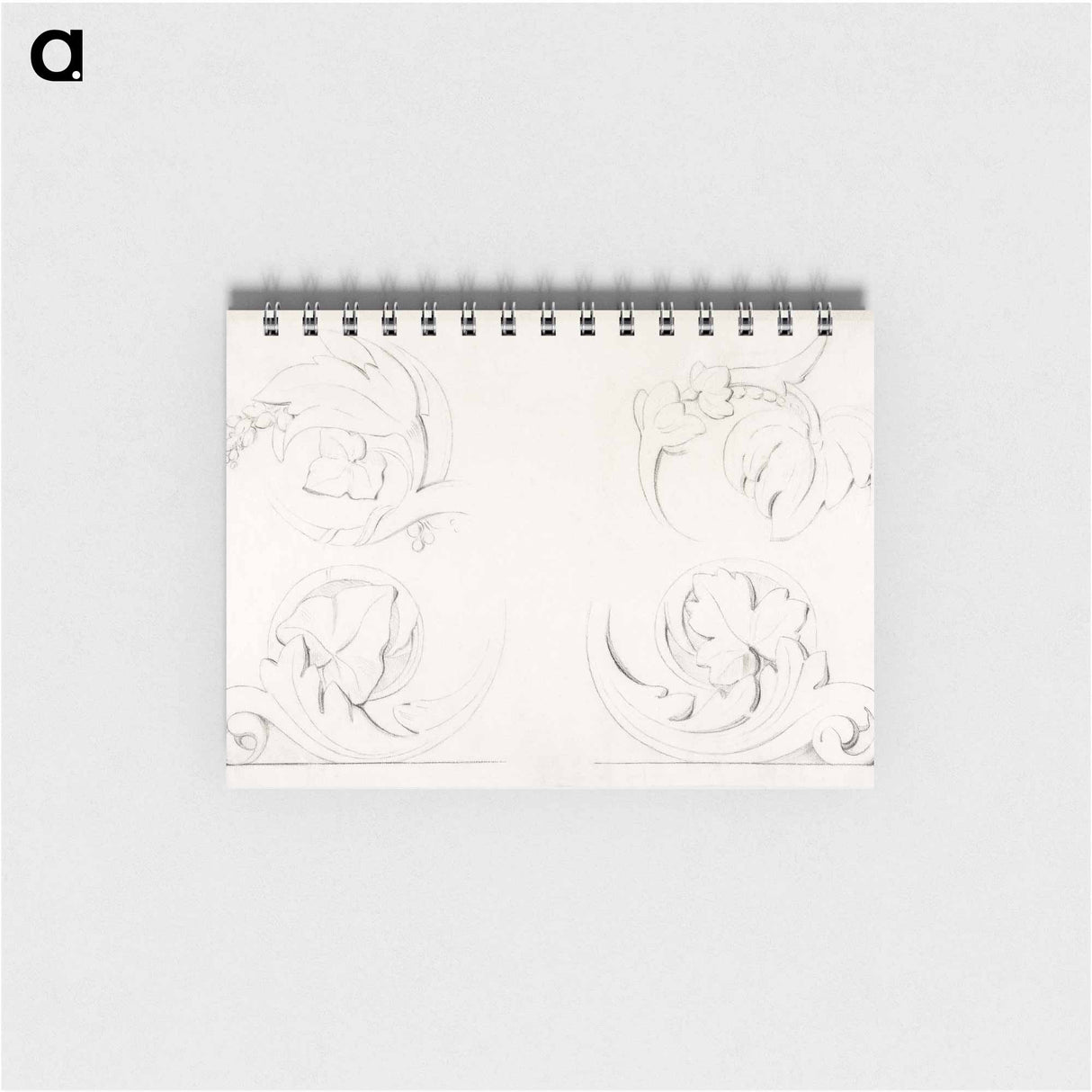 Architectural Motifs: Four Rinceaux - ジョルジュ スーラ Memo.