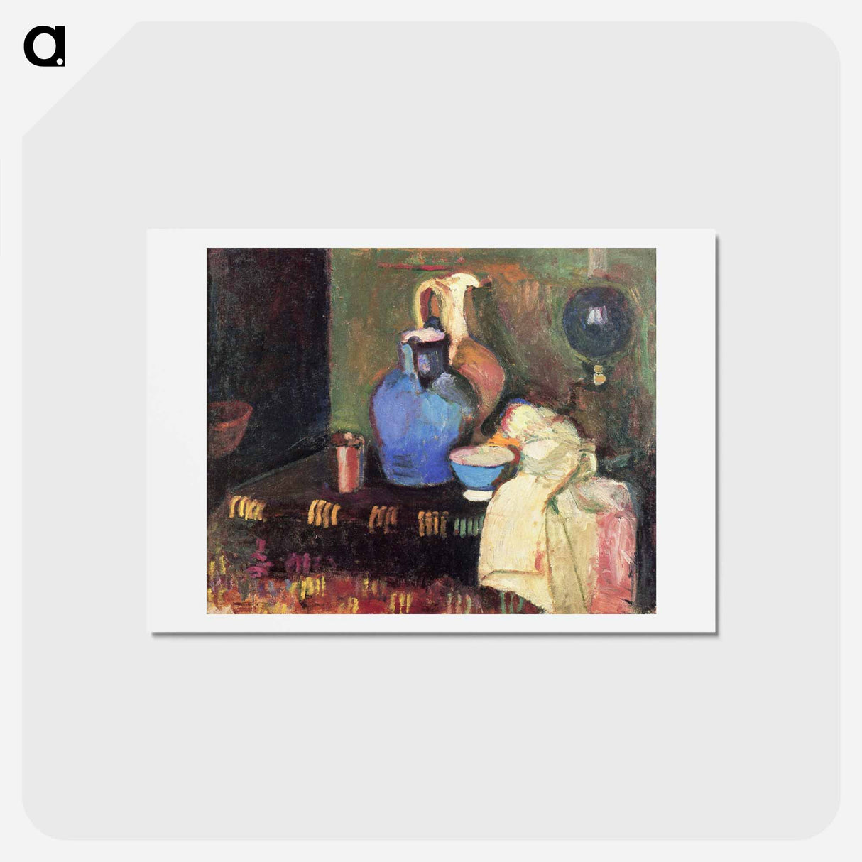 アートポストカード-The Blue Jug - アンリ マティス Postcard.