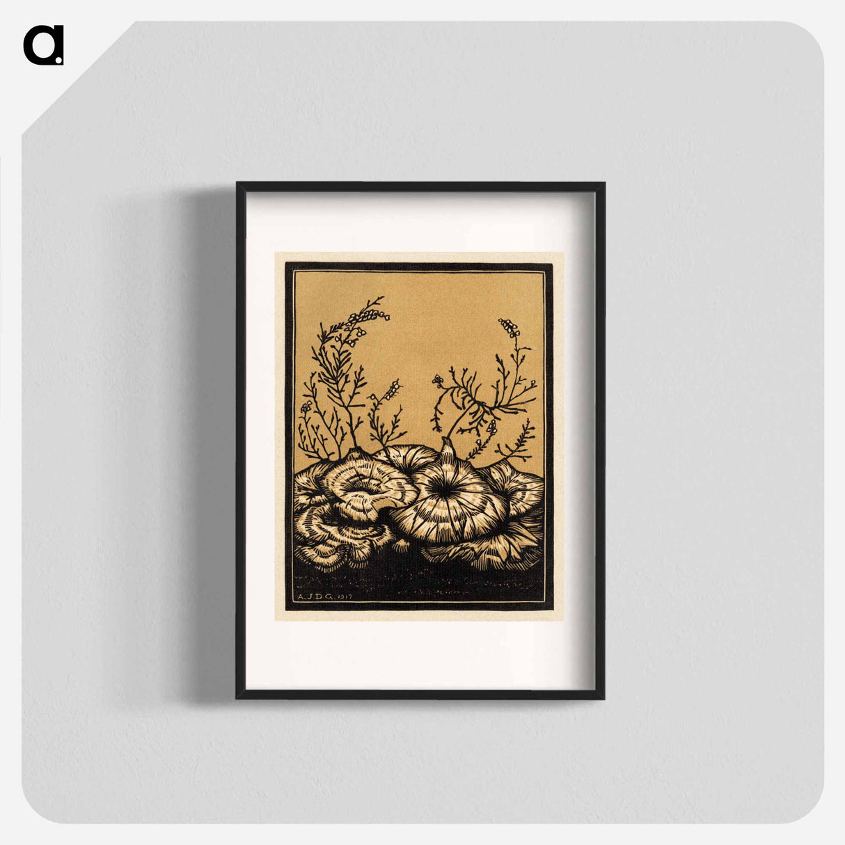アートポスター-Blossoming plants - ユリー デ フラーハ Poster.