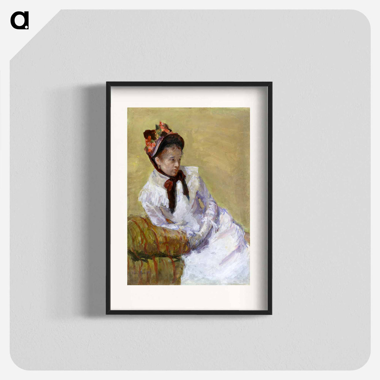 Portrait of the Artist - Mary Cassatt Poster.