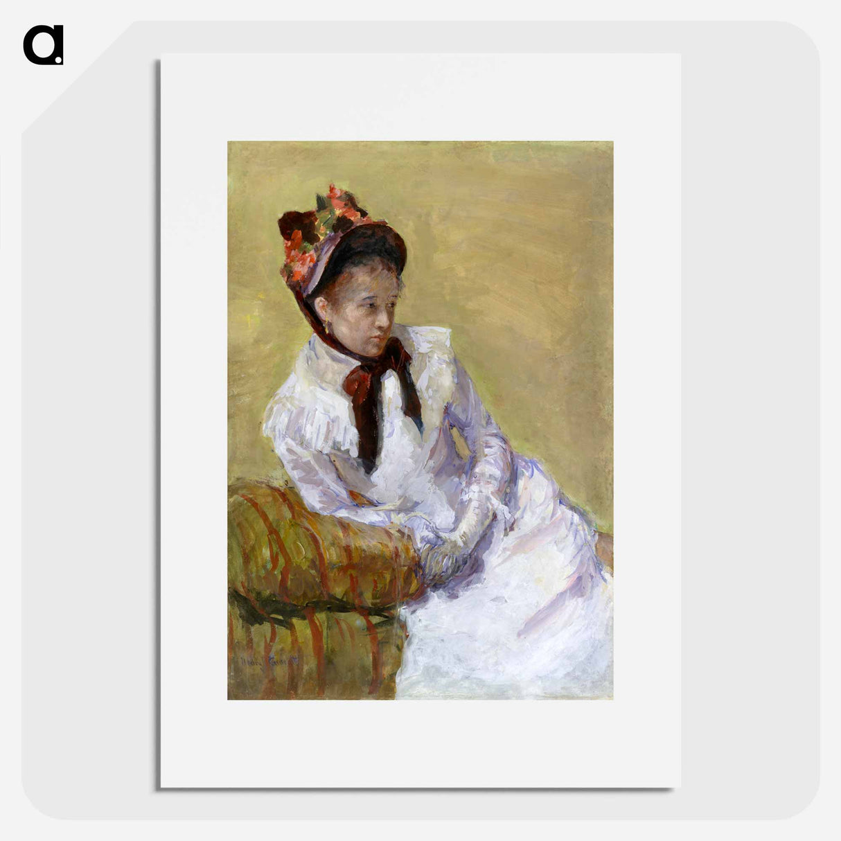 Portrait of the Artist - Mary Cassatt Poster.