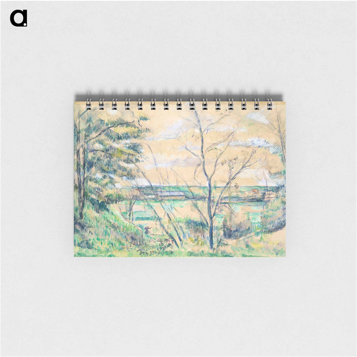 In the Oise Valley - ポール セザンヌ Memo.