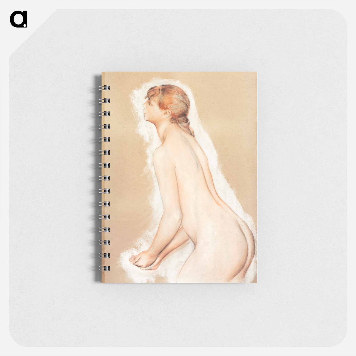 Splashing Figure (Study for “The Large Bathers”) - ピエール オーギュスト ルノワール Memo.