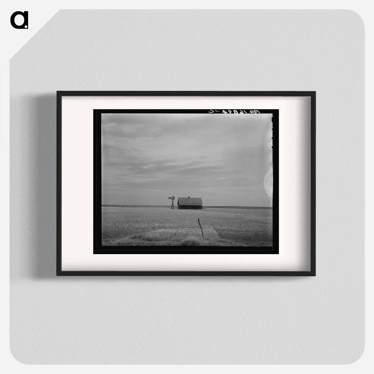 アートポスター-Abandoned house of small farmer. Southwest Oklahoma - ドロテア ラング Poster.