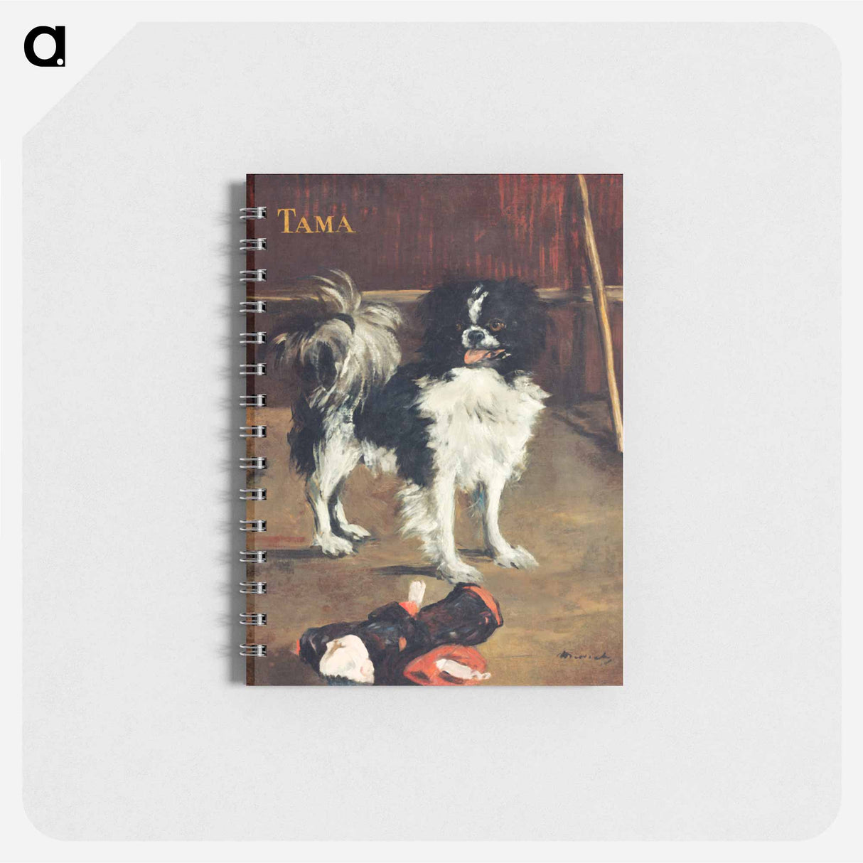 Tama, the Japanese Dog - エドゥアール マネ Memo.