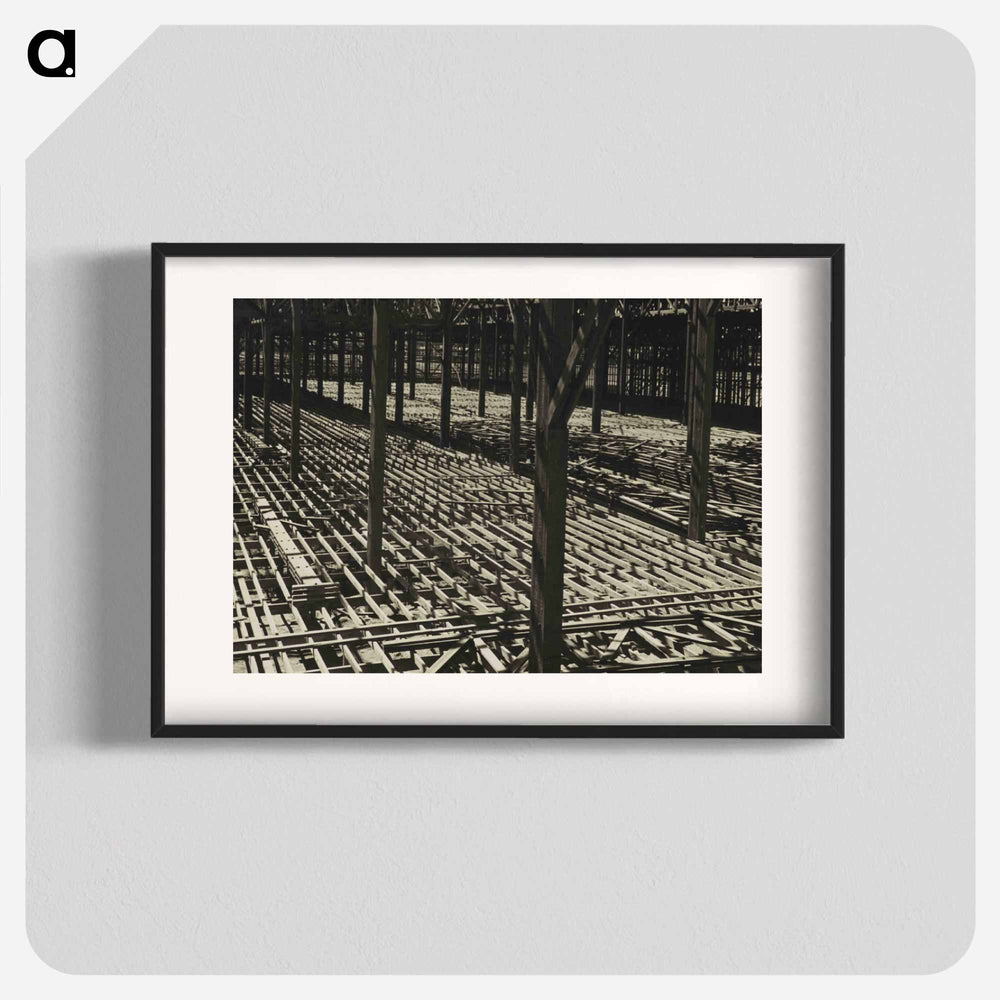 Centennial Exhibition, Wellington - floorspace under construction - エリック リー ジョンソン Poster.