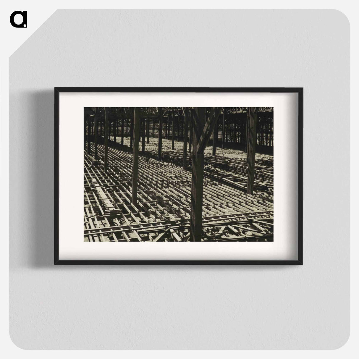 Centennial Exhibition, Wellington - floorspace under construction - エリック リー ジョンソン Poster.