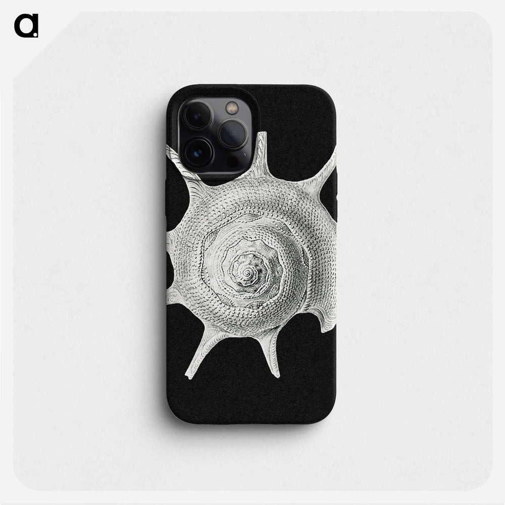 Vintage shell marine life illustration - エルンスト ヘッケル Phone Case.