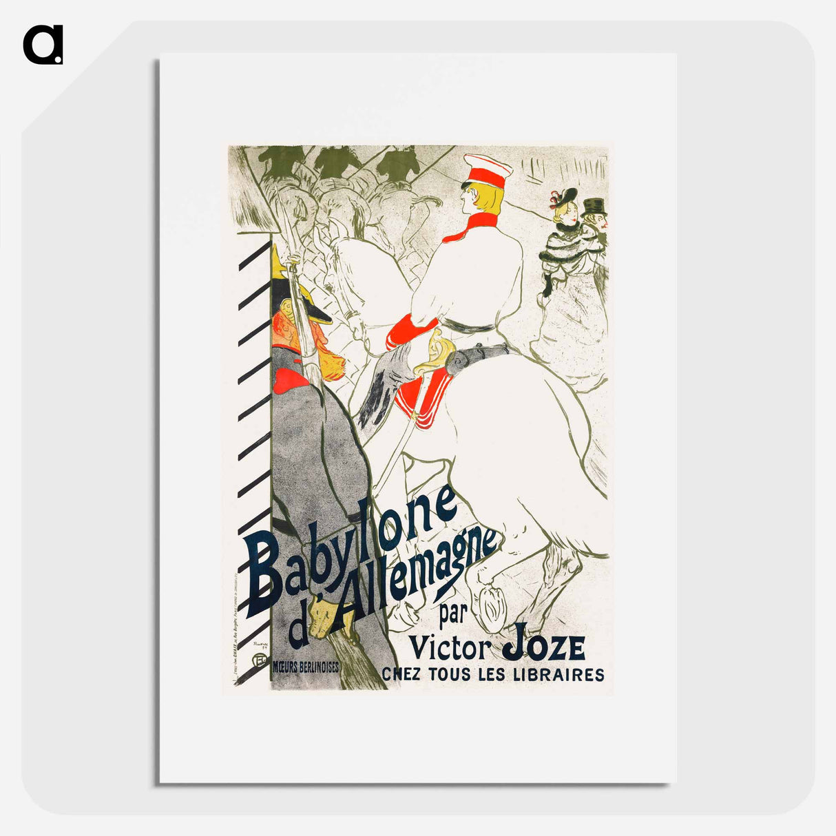 アートポスター-Babylone d’Allemagne - アンリ ド トゥールーズ ロートレック Poster.