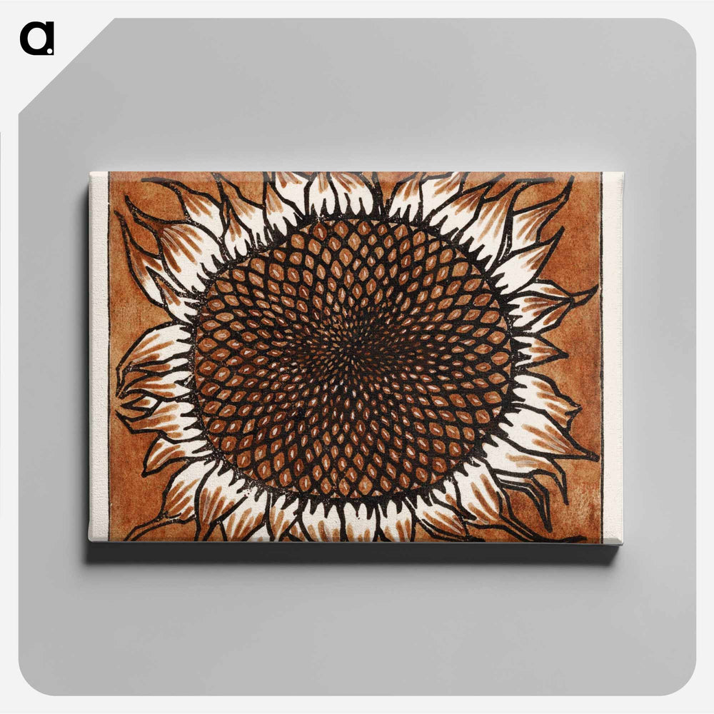 November Sunflower - Julie de Graag Canvas.
