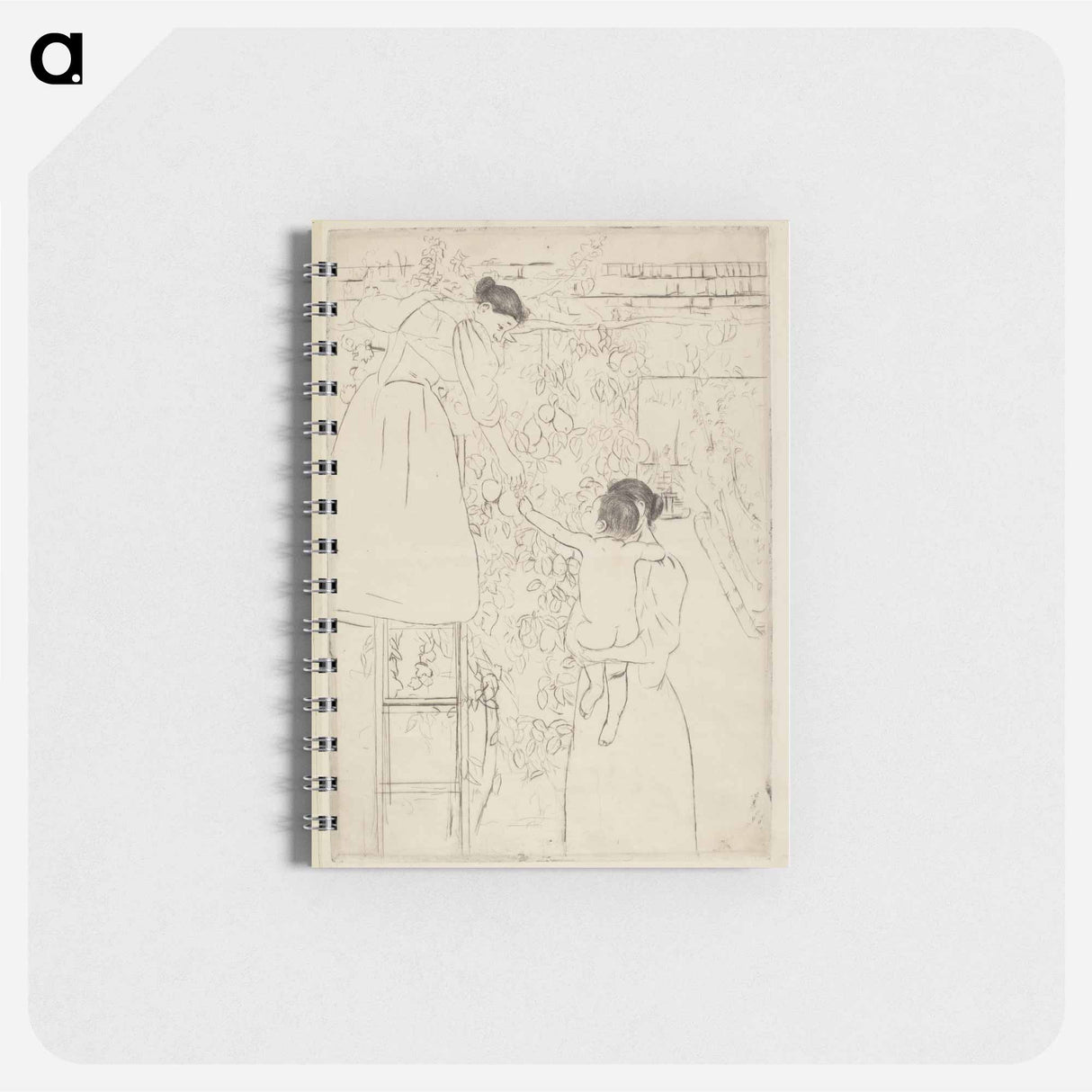 Gathering Fruit - メアリー カサット Memo.