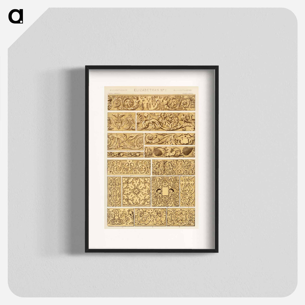 アートポスター-Nineteenth Century Ornament Pattern
- 装飾の文法 Poster.