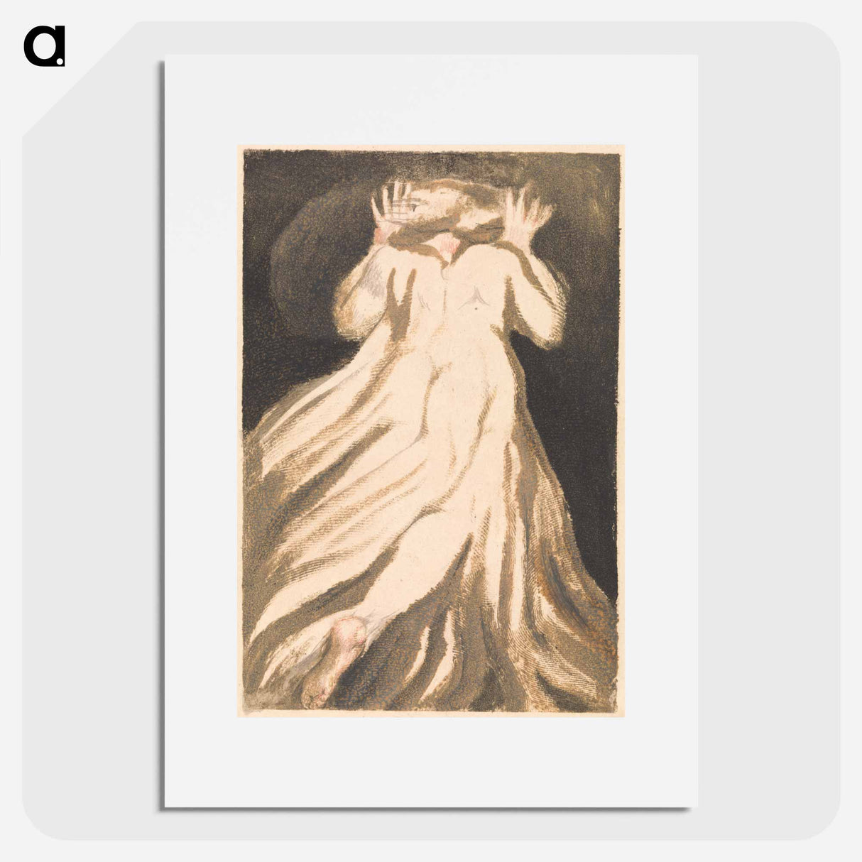The First Book of Urizen, Plate 21 - William Blake Poster.